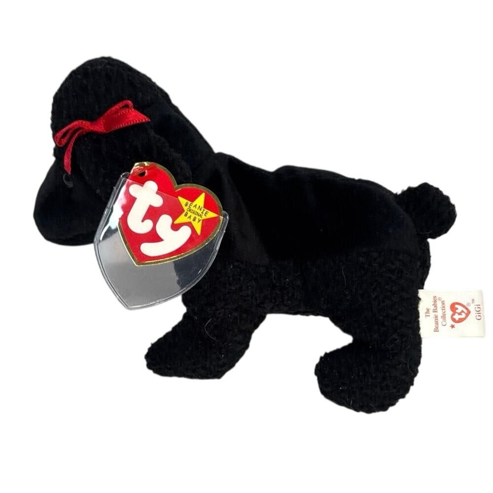 TY Beanie Baby - GIGI the Poodle Dog (6 inch) - MWMT's Stuffed Animal Brand New